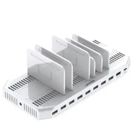 unitek-y-2190-biala-stacja-ladujaca-do-10-urzadzen-usb-160w