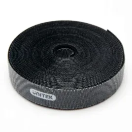 unitek-rzep-organizer-do-kabli-czarny-5m-ot142bk