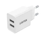 unitek-biala-ladowarka-2x-usb-a-12w-5v-2-4a-przewod-w-zestawie-nie
