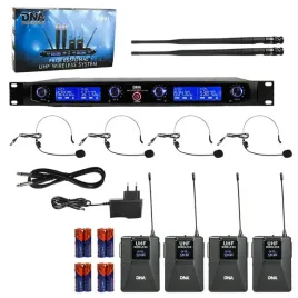 zestaw-mikrofonow-bezprzewodowych-4-mikrofony-naglowne-4-bodypack-odbiornik