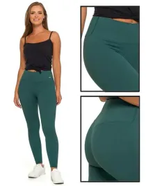 moraj-legginsy-sportowe-damskie-z-wysokim-stanem-prazek-zielone-2xl-3xl