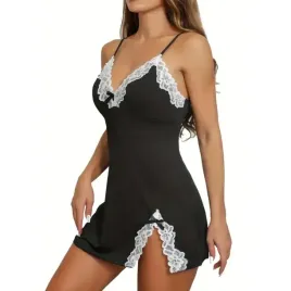 seksowna-koszula-nocna-pizama-damska-komplet-koronkowa-koszulka-walentynki