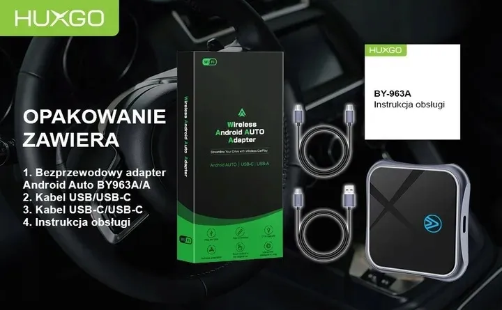 huxgo-bezprzewodowy-adapter-samochodowy-do-android-auto-stan-nowy-stan-opakowania-oryginalne