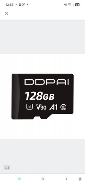 DDPAI KARTA PAMIĘCI ORYGINALNA MicroSDXC 128GB A1 V30 C10 U3 PROMOCJA!!!!!