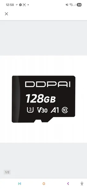 DDPAI KARTA PAMIĘCI ORYGINALNA MicroSDXC 128GB A1 V30 C10 U3 PROMOCJA!!!!!