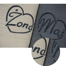 recznik-70x140cm-maz-zona-prezent-slub-komplet-maz-zona-serce-ecru-szary