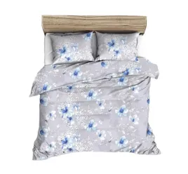 posciel-i-poszewki-kora-2x70x80cm-160cm-x-200cm-szara-w-niebieskie-kwiaty