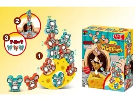 zrecznosciowa-gra-balansujace-myszki-tumbling-mice-game-serowa-wieza-kloc