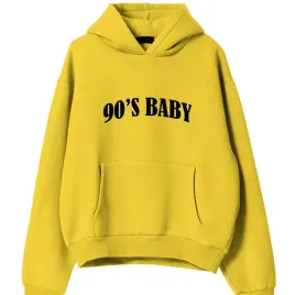 bluza-damska-zolta-z-kapturem-na-prezent-dla-milosniczki-lat-90-s-babe-s