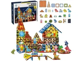 konstrukcyjne-klocki-magnetyczne-swiecace-elementy-park-dinozaurow-124-el