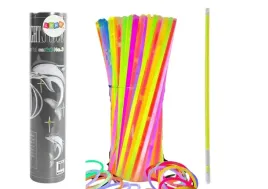 opaski-fluorescencyjne-100-sztuk-wiele-kolorow-swiecace-w-ciemnosci