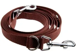 smycz-przepinana-regulowana-4wild-280-cm-brazowa