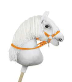 wodze-dla-konia-hobby-horse-neon-orange