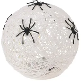 kula-dekoracyjna-lampka-z-pajakiem-led-15cm-halloween-biala