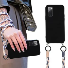 etui-do-samsung-s20fe-czarny-matowy-plecione-trend-minimalistyczne-ochronne