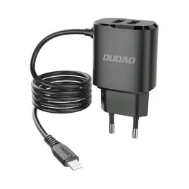 ladowarka-sieciowa-2x-usb-z-wbudowanym-kablem-do-iphone-lightning-12w-czarn