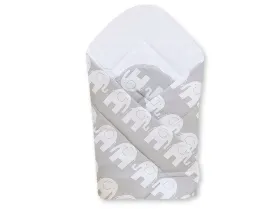 rozek-dla-niemowlat-bawelniany-z-wkladka-usztywniajaca-slonie-szare