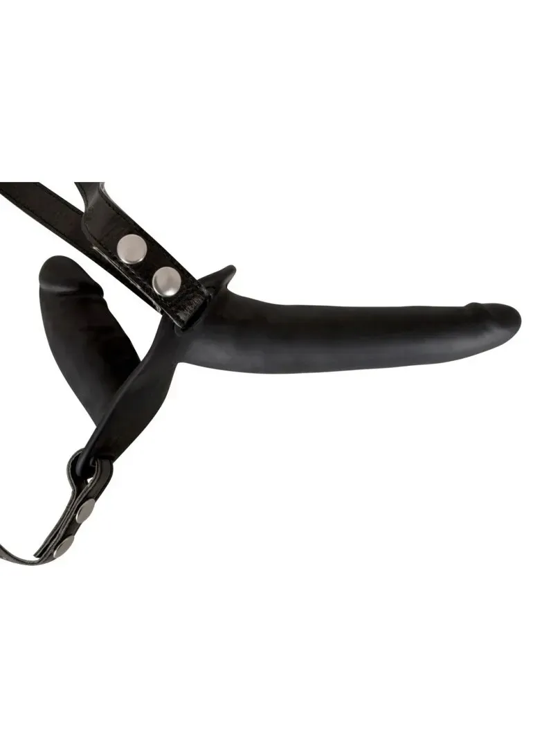 double-strap-on-black-silicone