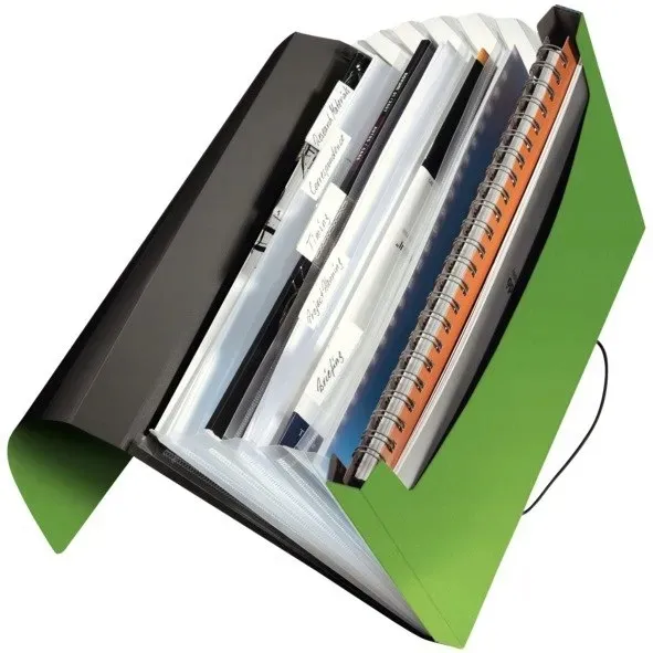 teczka-leitz-solid-6-przegrodek-zielony