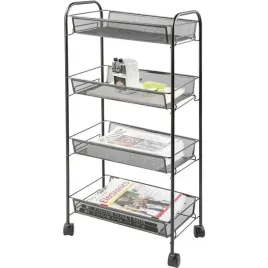 stojak-na-dokumenty-q-connect-4-polki-metalowy-czarny