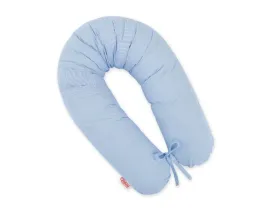 poduszka-ciazowa-longer-dla-kobiet-w-ciazy-do-spania-paseczki-niebieskie