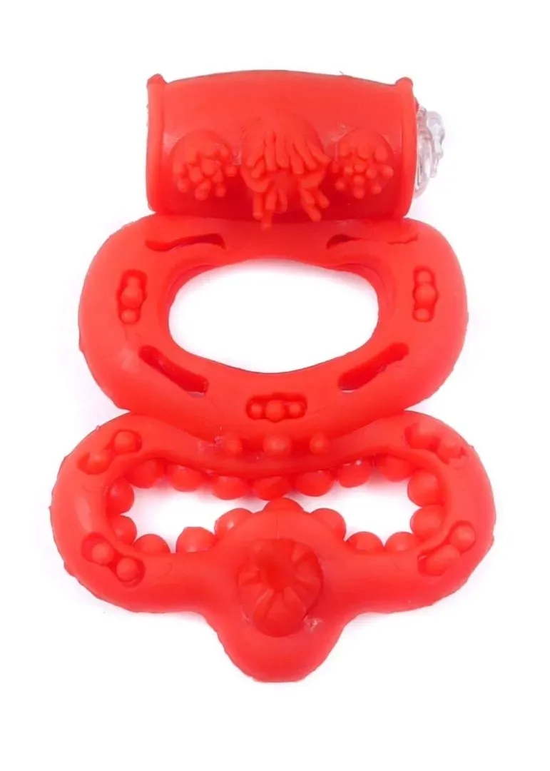 pierscien-vibrating-cockring-red