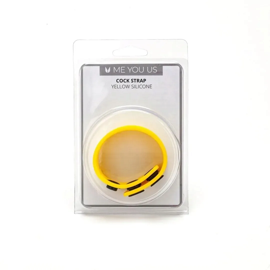 me-you-us-yellow-silicone-cock-strap