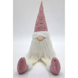 skrzat-dekoracyjny-shiny-santa-38-20cm-rozowy