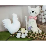 kot-28cm-dekoracja-wiosenna-stan-nowy