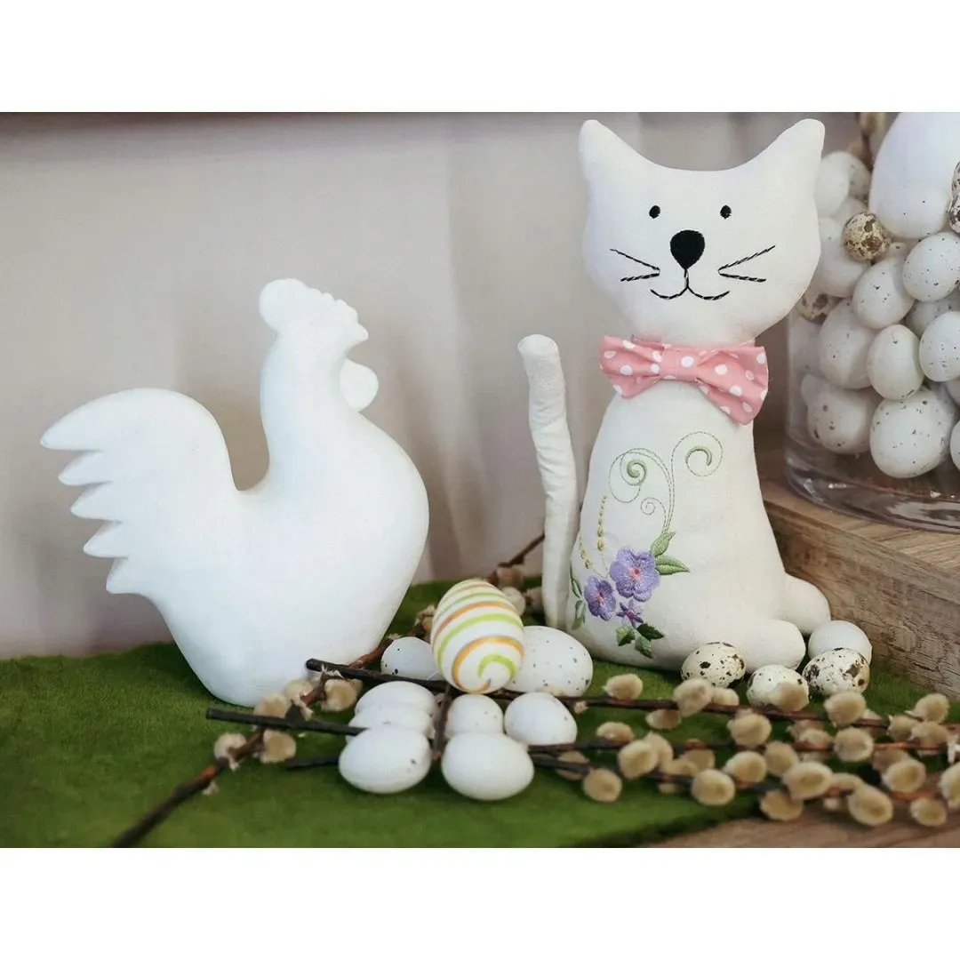 kot-28cm-dekoracja-wiosenna