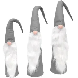 set-szarych-mikolajow-dekoracyjnych-60-70-80-cm