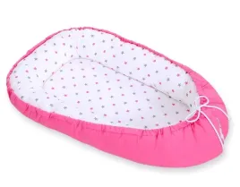 kokon-niemowlecy-dwustronny-kojec-otulacz-premium-bobono-gwiazdki-szaro-ro