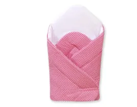 rozek-dla-niemowlat-usztywniany-basic-pepitka-ciemny-roz