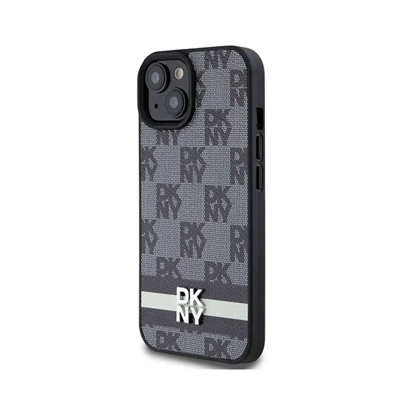 dkny-leather-checkered-mono-pattern-and-printed-stripes-etui-iphone-15