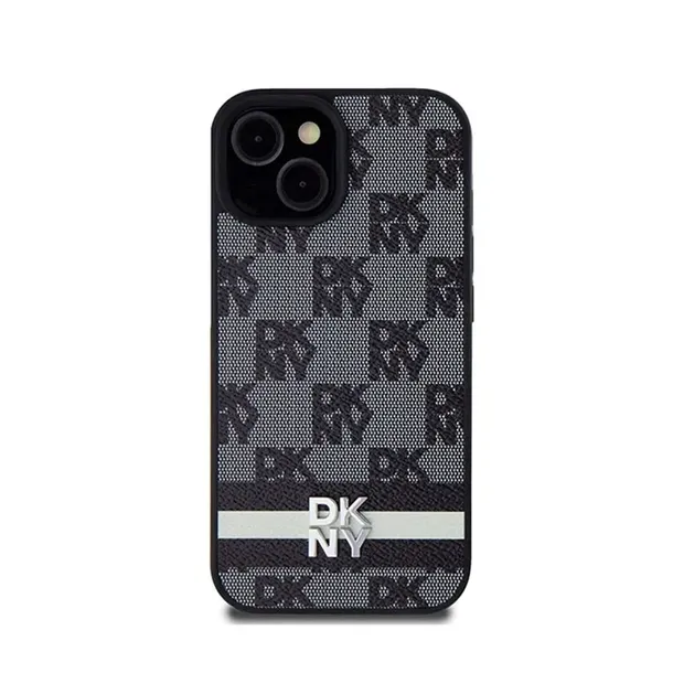 dkny-leather-checkered-mono-pattern-and-printed-stripes-etui-iphone-15-kolor-czarny