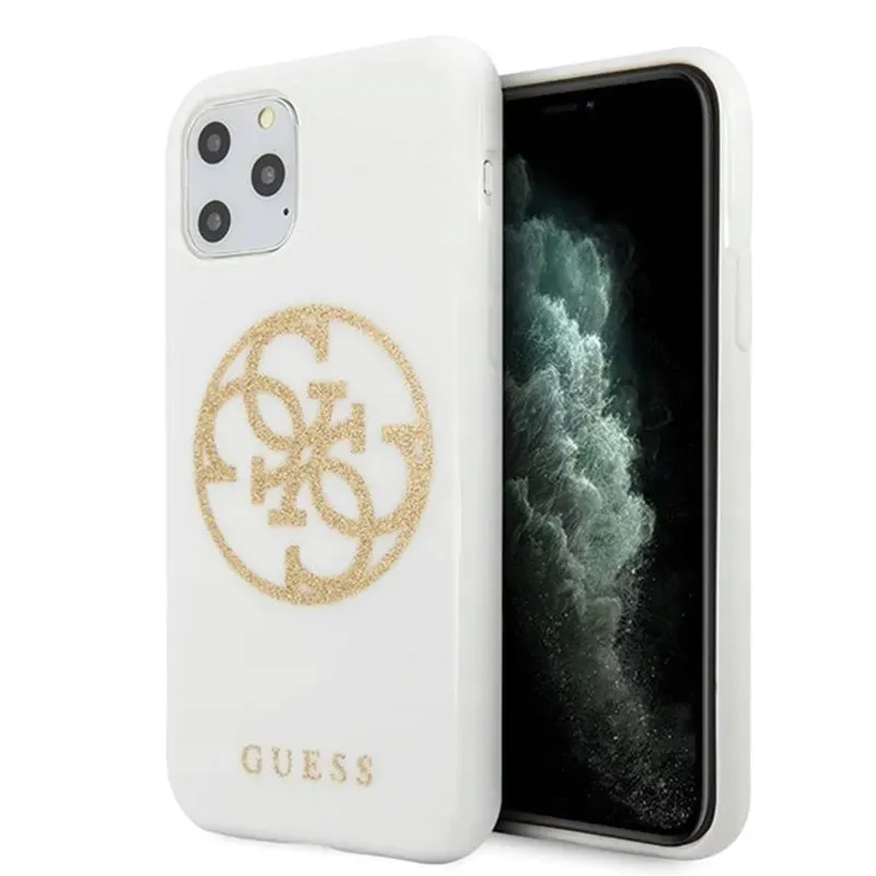 guess-circle-glitter-4g-etui-iphone-11-pro-max-bialy