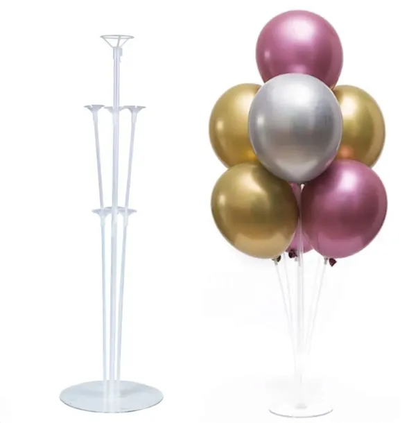 STOJAK NA BALONY STELAŻ DO BALONÓW NA WESELE ŚLUB KOMUNIE URODZINY 70 CM