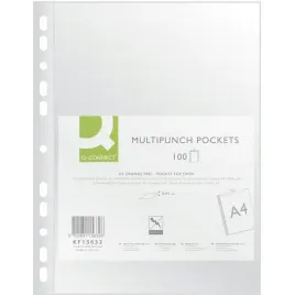 koszulki-q-connect-a4-40m-groszkowe-100-transparentny