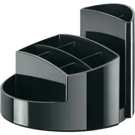 przybornik-na-biurko-han-9-komor-czarny