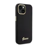 guess-silicone-script-metal-logo-and-frame-etui-iphone-15-czarny-typ-plecki