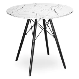 stol-nowoczesny-okragly-paris-black-80-cm-marmur-bialy