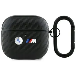 bmw-carbon-double-metal-logo-etui-airpods-4-czarny