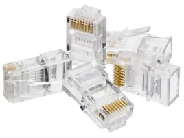 wtyk-rj45-kat-6-utp-alantec-przezroczysty-100szt
