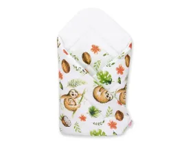 rozek-dla-niemowlat-miekki-leniwce-bezowe-bialy