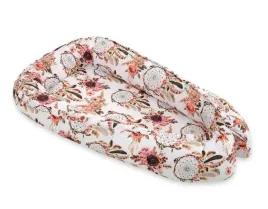 kokon-niemowlecy-dwustronny-kojec-otulacz-premium-bobono-lapacze-snow-kwia