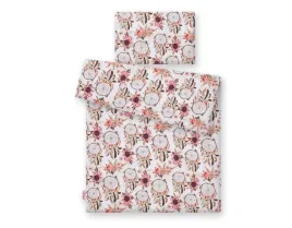 posciel-dla-dzieci-2-czesciowa-bawelniana-120x90-cm-lapacze-snow-kwiatowe