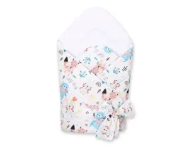 dwustronny-rozek-dla-niemowlat-miekki-z-wiazaniem-misie-niebieskie