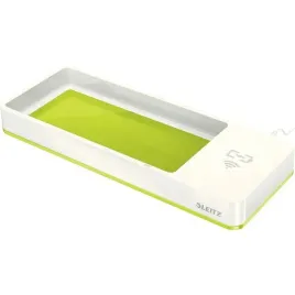 przybornik-na-biurko-z-ladowarka-leitz-wow-zielony