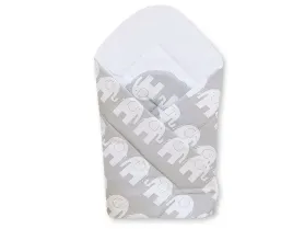 rozek-dla-niemowlat-bawelniany-z-wkladka-usztywniajaca-slonie-szare