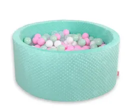 suchy-basen-minky-h-40-cm-z-pilkami-200szt-mietowy